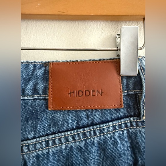 Lot 2 Hidden ‘NORI’ Size 25 High Waisted Wide Leg Jeans, Medium Wash, EUC - Picture 10 of 15